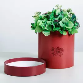 Подарочная коробка круглая