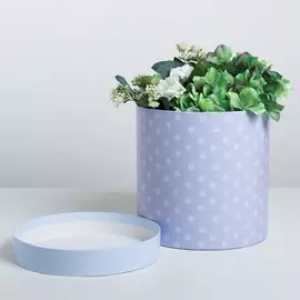 Подарочная коробка круглая