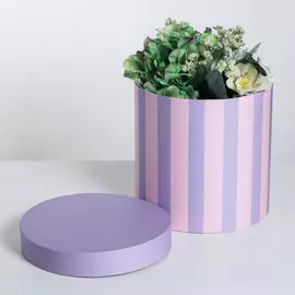 Подарочная коробка круглая