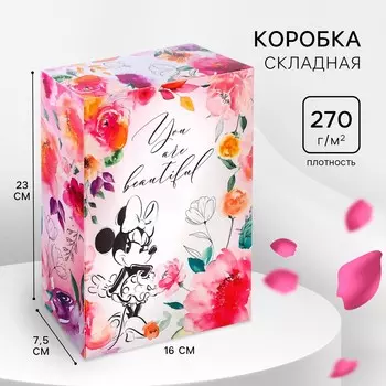 Подарочная коробка, складная for you, 16237.5 см, минни маус