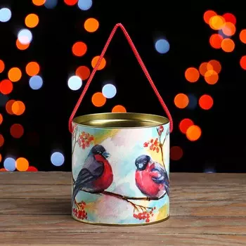 Подарочная новогодняя коробка - тубус