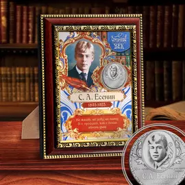 Подарочное панно с монетой