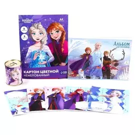 Подарочный набор для первоклассника, 8 предметов, холодное сердце