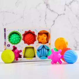 Развивающие тактильные мячики крошка я