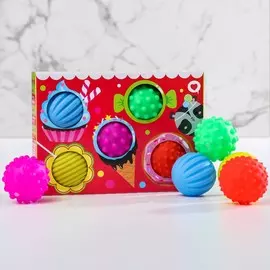 Развивающие тактильные мячики крошка я