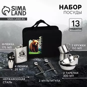 Подарочный набор посуды для похода