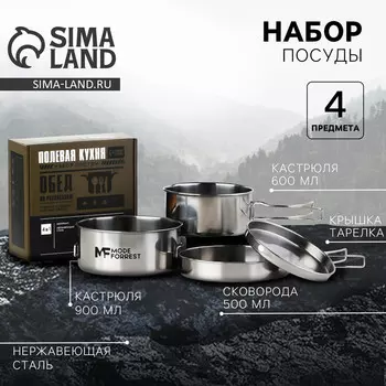 Подарочный набор посуды для похода