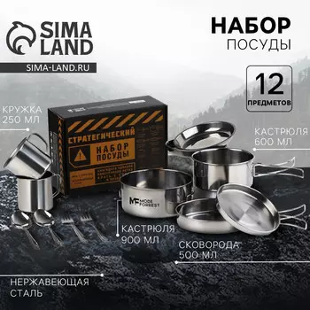 Подарочный набор посуды для похода