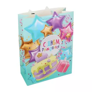 Подарочный пакет ЧУДО ПРАЗДНИК PXLF-112917-BL