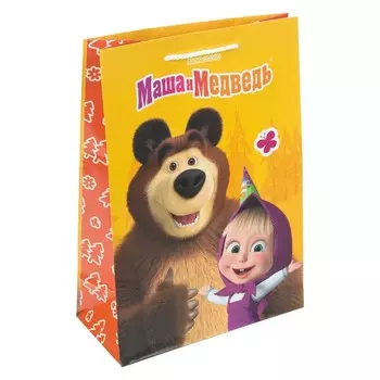 Подарочный пакет Маша и Медведь, ЧУДО ПРАЗДНИК PML-127510-MB