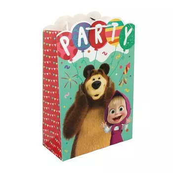 Подарочный пакет Маша и Медведь, ЧУДО ПРАЗДНИК PML-130080-MM