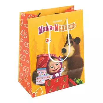 Подарочный пакет Маша и Медведь, ЧУДО ПРАЗДНИК PXL-123142-MB