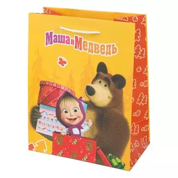 Подарочный пакет Маша и Медведь, ЧУДО ПРАЗДНИК PM-123139-MB