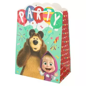 Подарочный пакет Маша и Медведь, ЧУДО ПРАЗДНИК PM-130079-MM