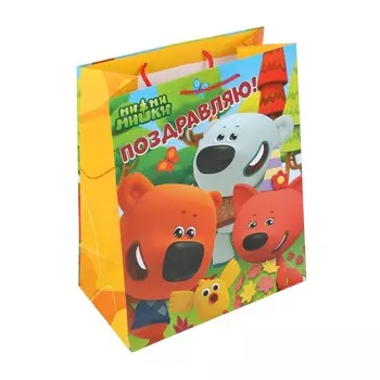 Подарочный пакет Ми-ми-мишки, ЧУДО ПРАЗДНИК PL-123137-MM