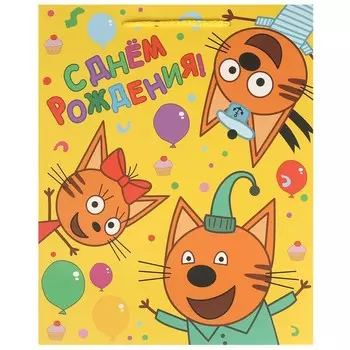 Подарочный пакет Три Кота, ЧУДО ПРАЗДНИК PL-109927-3CHB