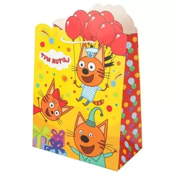 Подарочный пакет Три Кота, ЧУДО ПРАЗДНИК PL-130069-TC