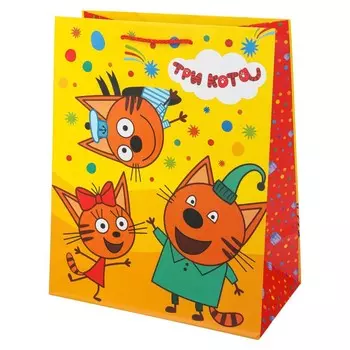 Подарочный пакет ТРИ КОТА, ЧУДО ПРАЗДНИК PL-123133-TC