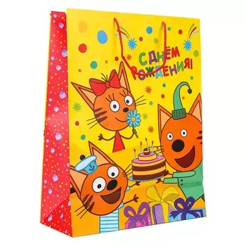 Подарочный пакет ТРИ КОТА, ЧУДО ПРАЗДНИК PM-127486-TK