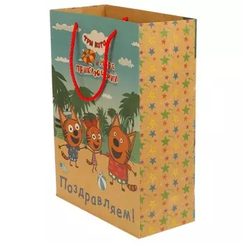 Подарочный пакет Три Кота, ЧУДО ПРАЗДНИК PML-109945-3СK