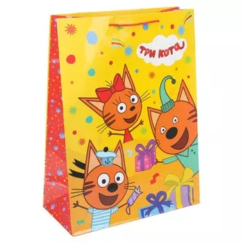Подарочный пакет ТРИ КОТА, ЧУДО ПРАЗДНИК PXL-127483-TK