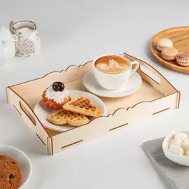 Поднос деревянный