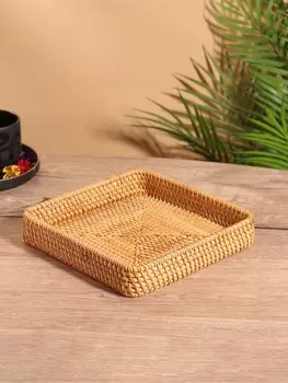 Поднос, 21214 см, ротанг