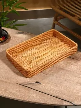 Поднос, 36235 см, ротанг