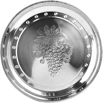 Поднос 38см круглый нерж