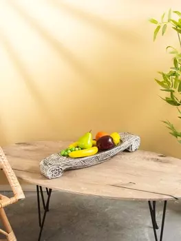 Поднос декоративный, дерево 60х18х9 см