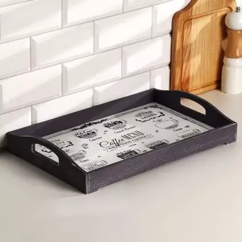 Поднос деревянный для завтрака