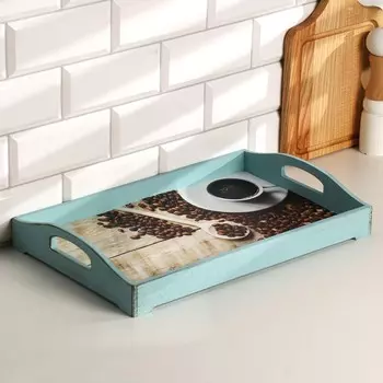 Поднос деревянный для завтрака