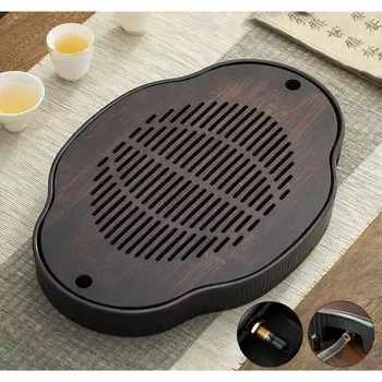 Чабань для чайной церемонии джекичай, 45313.8 см, бамбук, черный поддон