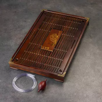 Чабань для чайной церемонии джекичай, 53335 см, дерево японский дуб, коричневый