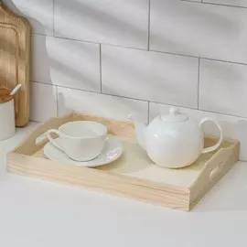 Поднос для завтрака доляна woodie, 3523 см, сосна