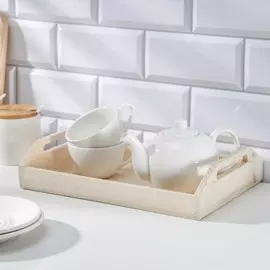 Поднос деревянный доляна