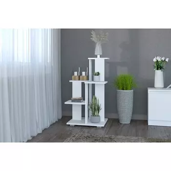 Подставка для цветов №1, 500х500х852, белый