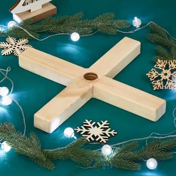 Подставка для елки, d = 35 мм, дерево, greengo