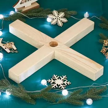 Подставка для елки, d = 40 мм, дерево, greengo