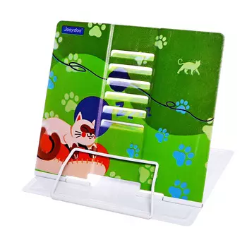 Подставка для книг металл 21 х 20,5 х 16,5см котик