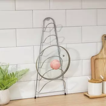 Подставка для крышек подвесная, 19,5946 см, хром