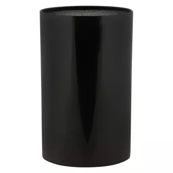 Подставка для ножей пластиковая 11х18см черная