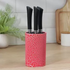 Подставка для ножей с наполнителем доляна