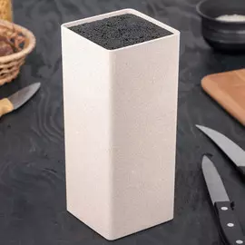 Подставка для ножей с наполнителем доляна