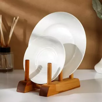 Подставка деревянная для разделочных досок, крышек и тарелок adelica, 171313 см, пропитана минеральным маслом, береза