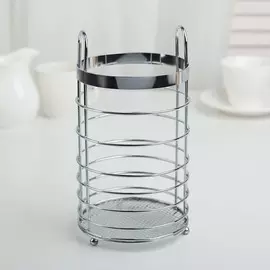 Сушилка для столовых приборов доляна, 111118.5 см, хромированная