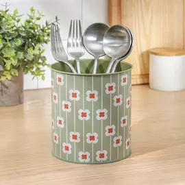 Подставка для столовых приборов металлическая