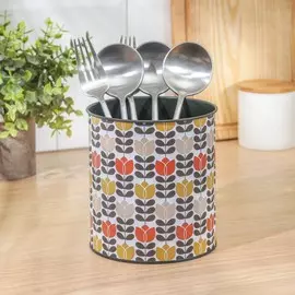 Подставка для столовых приборов металлическая