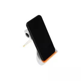 Подставка для телефона luazon, складная, усиленная, регулируемая высота, бело/оранжевая