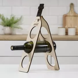 Подставка для трёх бутылок вина vip, 14×12×41 см